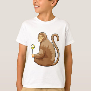 Affe mit Lollipop T-Shirt