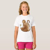 Affe mit Lollipop T-Shirt (Vorne ganz)