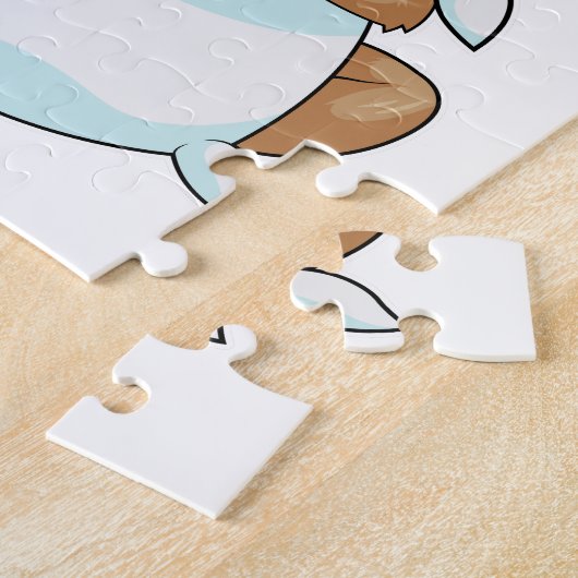 Affe mit Pillow & Sleepyhead Puzzle (Seite)