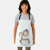 Affe mit Pillow & Sleepyhead Schürze (Insitu)