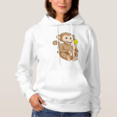 Affe mit Popsikel Hoodie (Vorderseite)