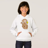 Affe mit Popsikel Hoodie (Vorne ganz)