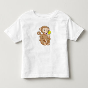 Affe mit Popsikel Kleinkind T-shirt