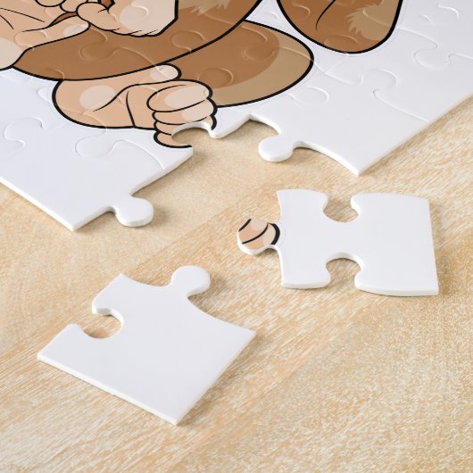 Affe mit Popsikel Puzzle (Seite)