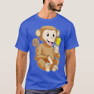 Affe mit Popsikel T-Shirt