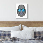 Affe mit Sonnenbrille Leinwanddruck (Insitu (Schlafzimmer))
