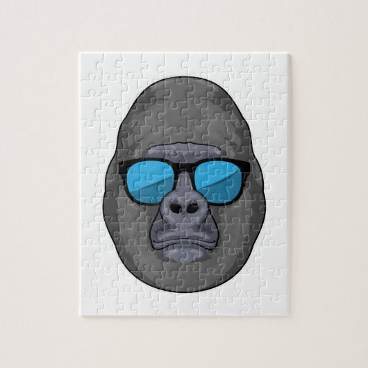 Affe mit Sonnenbrille Puzzle (Vertikal)
