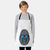 Affe mit Sonnenbrille Schürze (Getragen)