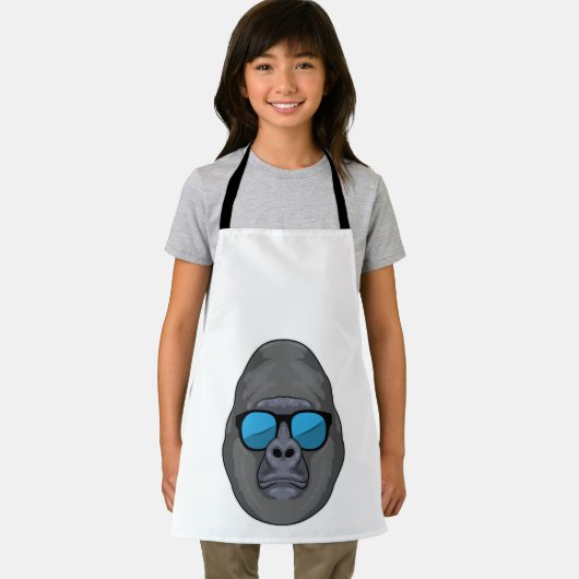 Affe mit Sonnenbrille Schürze (Insitu)