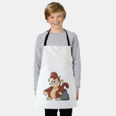 Affe mit Sonnenbrille Schürze (Getragen)