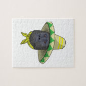 Affe mit Strohhut Puzzle (Horizontal)