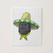 Affe mit Strohhut Puzzle (Vertikal)