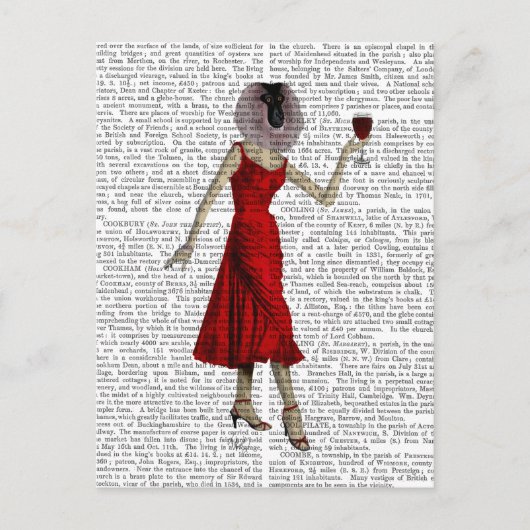 Affe mit Wein Postkarte (Vorderseite)