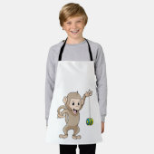 Affe mit Yo-yo Schürze (Getragen)