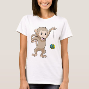 Affe mit Yo-yo T-Shirt