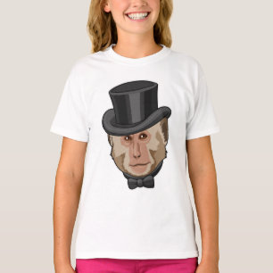 Affe mit Zylinder T-Shirt