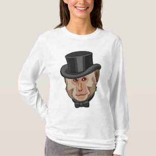 Affe mit Zylinder T-Shirt