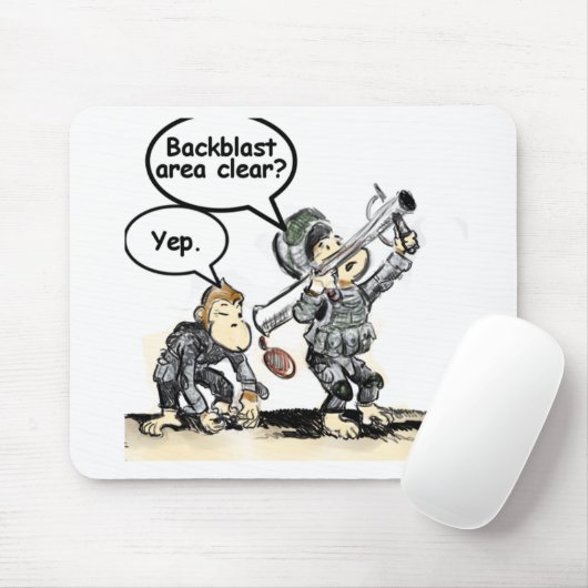 Affe Mousepad (Mit Mouse)