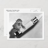 Affe - NASA - 50er Postkarte (Vorne/Hinten)