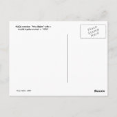 Affe - NASA - 50er Postkarte (Rückseite)