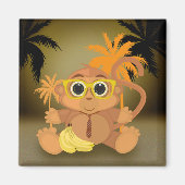 Affe Nerd Magnet (Vorne)