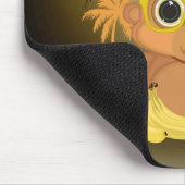 Affe Nerd Mousepad (Ecke)