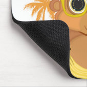 Affe Nerd Mousepad (Ecke)