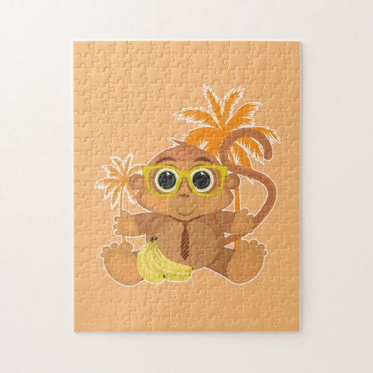 Affe Nerd Puzzle (Vertikal)