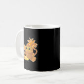 Affe Nerd - Schwarz Kaffeetasse (Vorderseite Links)