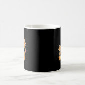 Affe Nerd - Schwarz Kaffeetasse (Mittel)