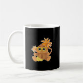Affe Nerd - Schwarz Kaffeetasse (Links)