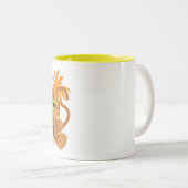 Affe Nerd Zweifarbige Tasse (VorderseiteRechts)