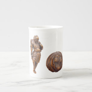 Affe Netsuke Porzellan-Tasse Porzellantasse