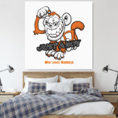 Affe nur ein Junge Leinwanddruck (Insitu (Schlafzimmer))