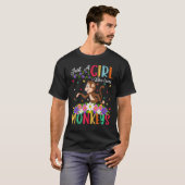 Affe nur ein Mädchen, das Affen Liebe T-Shirt (Vorne ganz)