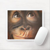 Affe-Ölgemälde-lustiges Gesicht Kerra Lindsey Mousepad (Mit Mouse)
