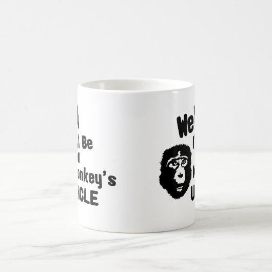 Affe-Onkel Kaffeetasse (Mittel)