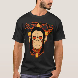 Affe Ozzy (schwarzes nero) T-Shirt