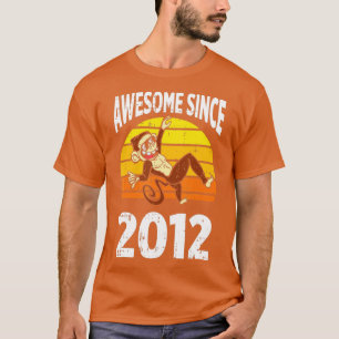 Affe Phantastisch seit 2012 10. Geburtstag 10 Jahr T-Shirt