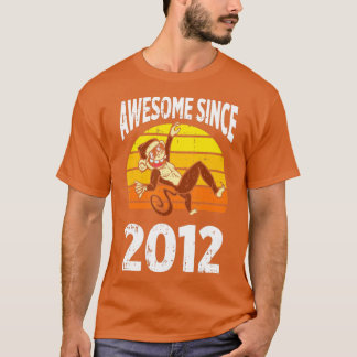Affe Phantastisch seit 2012 10. Geburtstag 10 Jahr T-Shirt