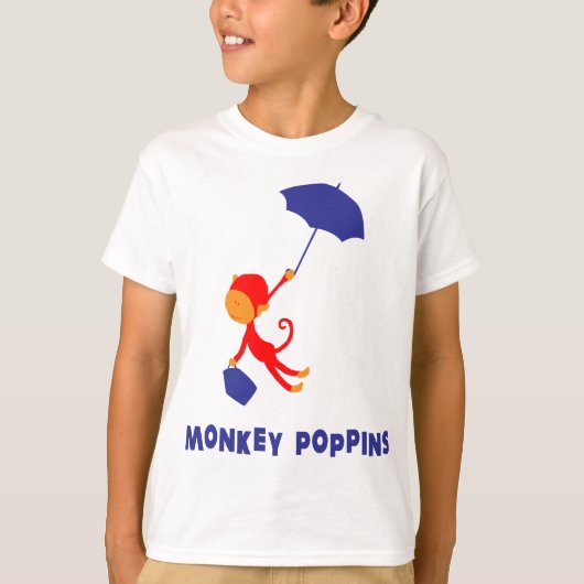 Affe Poppins T-Shirt (Vorderseite)