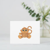 Affe Postkarte (Stehend Vorderseite)