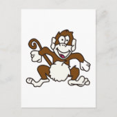 Affe Postkarte (Vorderseite)