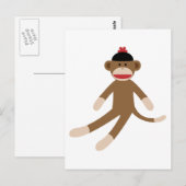 Affe Postkarte (Vorne/Hinten)