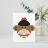 Affe Postkarte (Stehend Vorderseite)