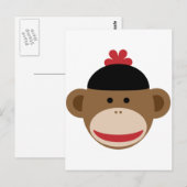 Affe Postkarte (Vorne/Hinten)