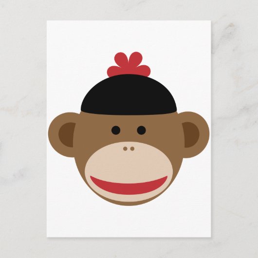 Affe Postkarte (Vorderseite)