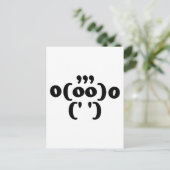 Affe Postkarte (Stehend Vorderseite)