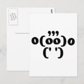 Affe Postkarte (Vorne/Hinten)