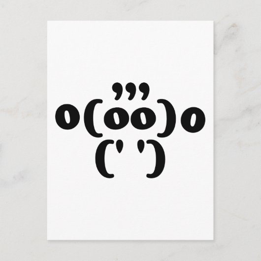 Affe Postkarte (Vorderseite)